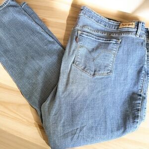 Levi's Classic Blue Straight Leg Jeans Timeless Denim
